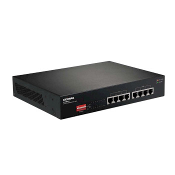 GS-1008P V2 Lange afstand 8-poorts gigabit poe+-switch met dip-switch Product foto